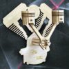 V-twin wall hanger for 2 helmets, view 3