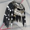 Predator motorcycle helmet, grey full color, standard dreads - view 1