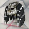 Predator motorcycle helmet, grey full color, standard dreads - view 3