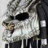 Predator motorcycle helmet, grey full color, standard dreads - view 5